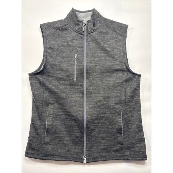 johnnie-O Other - Johnnie-O Men's Black Heather Tahoe Golf Performance Vest - Size M